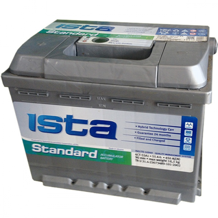 Аккумулятор ISTA  STANDARD Asia 55Ah