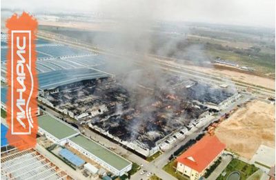Шинный завод Linglong в Тайланде временно приостановил работу из-за пожара
